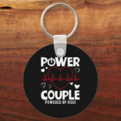 Wer Couple Christian Couples Matching Valentines D Sleutelhanger (Voorkant)
