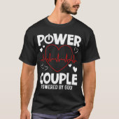 Wer Couple Christian Couples Matching Valentines  T-shirt (Voorkant)