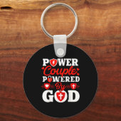 Wer Couple Wered By God Christian Couples Matching Sleutelhanger (Voorkant)