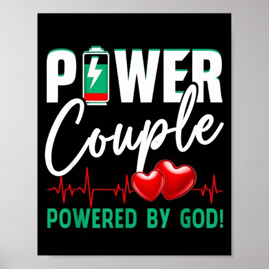 Wer Couple Wered-by God Christian Couples Valentin Poster (Voorkant)