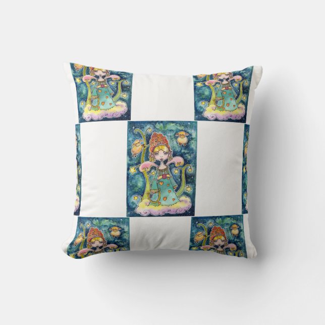 Wer hat die schönsten Schäfchen Kussen (Voorkant)