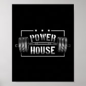 Wer House Gym Motivation Bold Statement Poster (Voorkant)