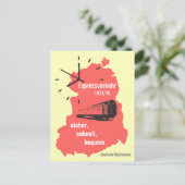 Werbedesign Deutsche Reichsbahn DDR Briefkaart (Staand voorkant)