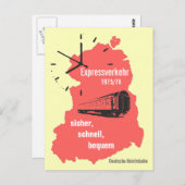 Werbedesign Deutsche Reichsbahn DDR Briefkaart (Voorkant / Achterkant)