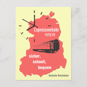 Werbedesign Deutsche Reichsbahn DDR Briefkaart