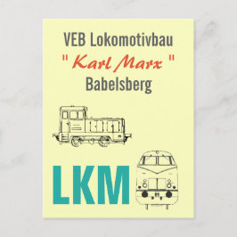 Werbedesign Deutsche Reichsbahn DDR Briefkaart