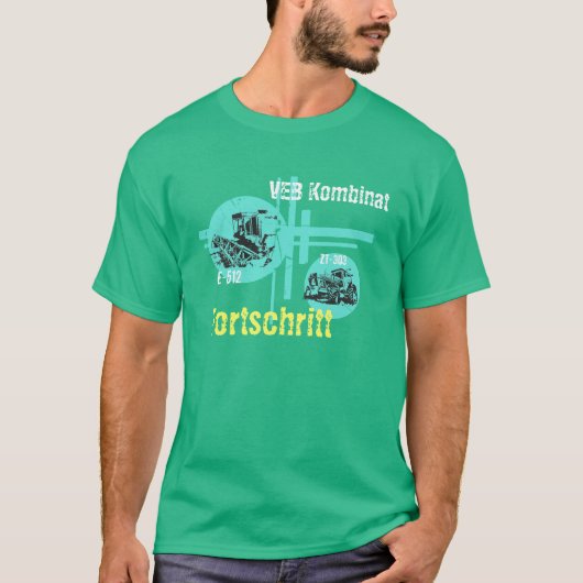 Werbedesign Fortschritt DDR T-shirt (Voorkant)