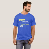 Werbedesign Interflug DDR T-shirt (Voorkant volledig)