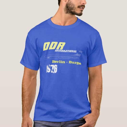 Werbedesign Interflug DDR T-shirt (Voorkant)