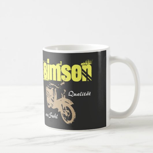 Werbedesign Simson Suhl DDR Koffiemok (Rechts)