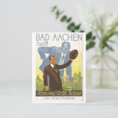 Werbekarte Aachen 1931 Stop Backaches - Duitsland Briefkaart (Staand voorkant)