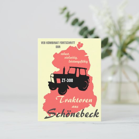 Werbung DDR Kombinat Fortschritt Briefkaart (Staand voorkant)