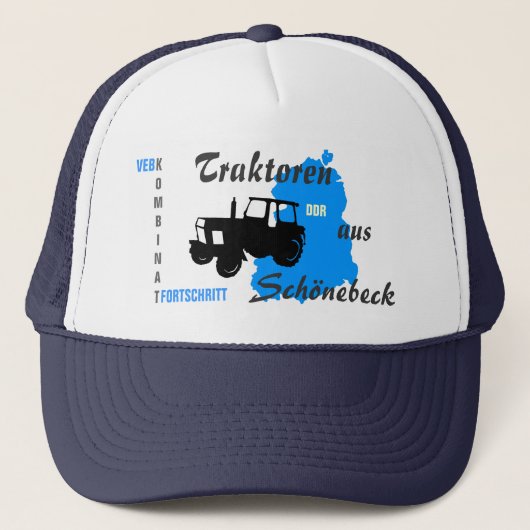 Werbung DDR Kombinat Fortschritt Trucker Pet (Voorkant)