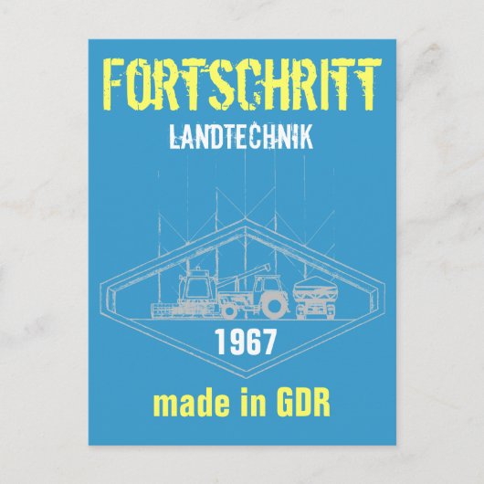 Werbung DDR Landtechnik Briefkaart (Voorkant)