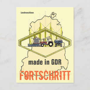 Werbung DDR Landtechnik Briefkaart
