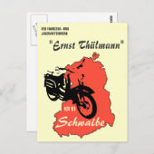 Werbung DDR Mopeds/Roller Briefkaart (Voorkant / Achterkant)