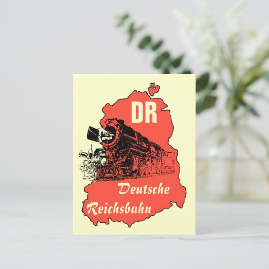 Werbung DDR Reichsbahn Briefkaart (Staand voorkant)