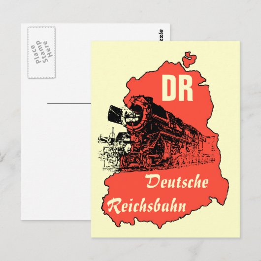 Werbung DDR Reichsbahn Briefkaart (Voorkant / Achterkant)