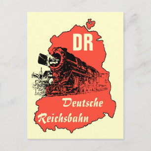 Werbung DDR Reichsbahn Briefkaart