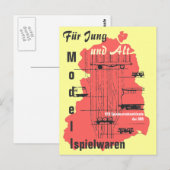 Werbung Modellspielwaren DDR Briefkaart (Voorkant / Achterkant)