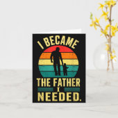 Werd De Vader Die Nodig Had Vaderdag Papa Daddy Kaart (Gele Bloem)