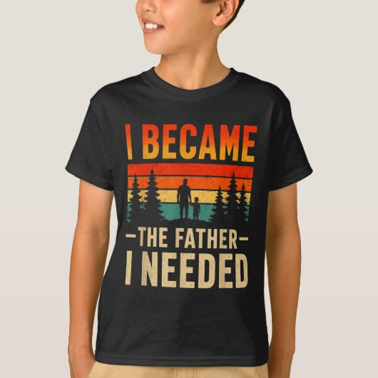 Werd De Vader Die Nodig Had Vaderdag Papa Daddy T-shirt (Voorkant)