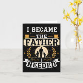 Werd de vader die Vaderdag papa nodig had Kaart (Gele Bloem)