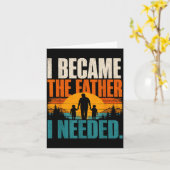 Werd de vader die Vaderdag papa nodig had Kaart (Gele Bloem)