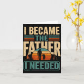 Werd de vader die Vaderdag papa nodig had Kaart (Gele Bloem)