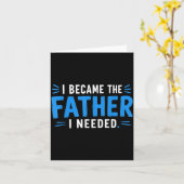 Werd de vader die Vaderdag papa nodig had Kaart (Gele Bloem)