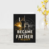 Werd de vader die Vaderdag papa nodig had Kaart (Gele Bloem)