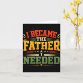 Werd de vader die Vaderdag papa nodig had Kaart (Gele Bloem)