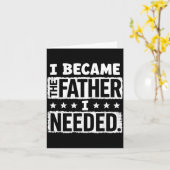 Werd de vader die Vaderdag papa nodig had Kaart (Gele Bloem)
