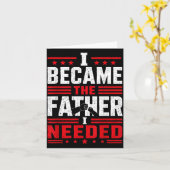 Werd de vader die vaderdag papa nodig had papa cad kaart (Gele Bloem)