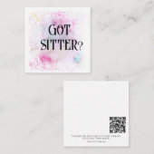 *~* WERD OPPAS? AP63 Relatie Platte Nota Kaart Notitiekaartje (Voorkant / Achterkant)