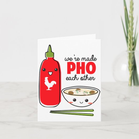 Werden Pho voor elkaar gemaakt Kaart (Voorkant)