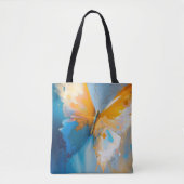 Werdend Licht – Abstracte Vlinder In Beweging Tote Bag (Voorkant)