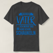 Werdender vater kind schaukeln t-shirt (Design voorkant)