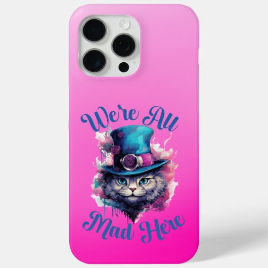 We're All Mad Here - Alice in Wonderland Geïnspire Case-Mate iPhone Case (Achterkant)