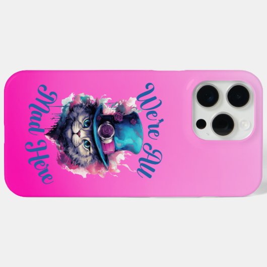We're All Mad Here - Alice in Wonderland Geïnspire Case-Mate iPhone Case (Achterkant (horizontaal))