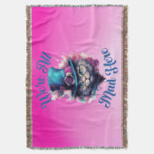 We're All Mad Here - Alice in Wonderland Geïnspire Deken (Voorkant Verticaal)