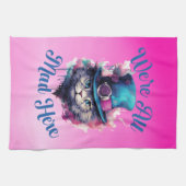We're All Mad Here - Alice in Wonderland Geïnspire Theedoek (Horizontaal)