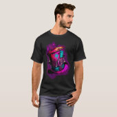 We're All Mad Here Pink Steampunk Alice In Wonderl T-shirt (Voorkant volledig)