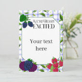 We're "Berry" Excited Kaart (Staand voorkant)