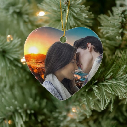 We're Engaged Personalized Ornament Heart Keepsake (Boom)