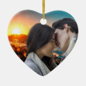 We're Engaged Personalized Ornament Heart Keepsake (Voorkant)