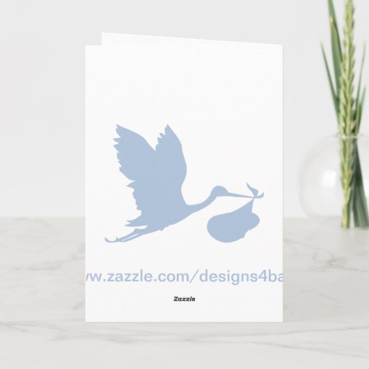 We're Expecting Card Aankondiging (Achterkant)