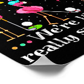 We're More Than Just Golf Friends Shirt Flamingo  Poster (Hoek)