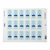 We're Moving Aankondiging Sticker Label (Full Sheet)