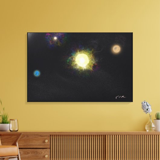 We're not important - Impressionist Art Canvas (Insitu (Woonkamer))